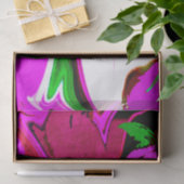 ティッシュペーパーデザイナーパープルアートティッシュペーパー 薄葉紙 (ギフト)