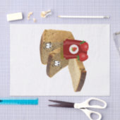 ティッシュペーパートーストストロベリージャムベーカリー朝食 薄葉紙 (クラフト)