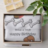 ティッシュペーパードッグボーンアイスクリーム 薄葉紙 (ギフト)