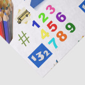 ティッシュペーパーナンバーズスクールバス 薄葉紙 (詳細)