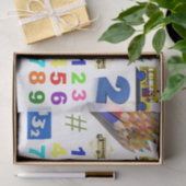 ティッシュペーパーナンバーズスクールバス 薄葉紙 (ギフト)