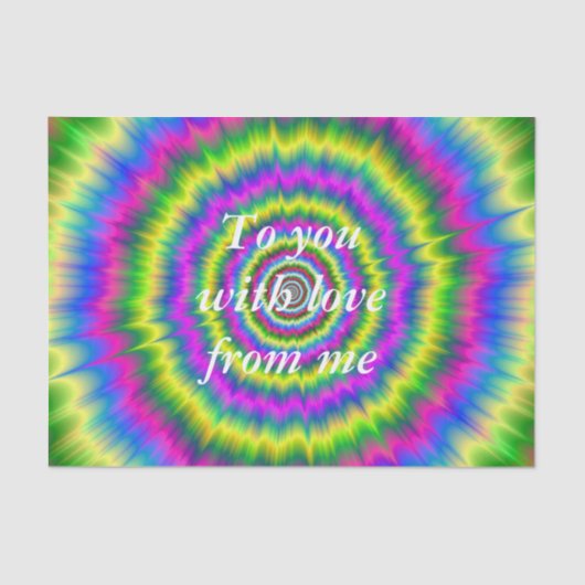 ティッシュペーパーネオン爆発 薄葉紙 (正面)