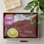 ティッシュペーパーハッピーファーザーズデイフィッシャーマンサン 薄葉紙 (ギフト)