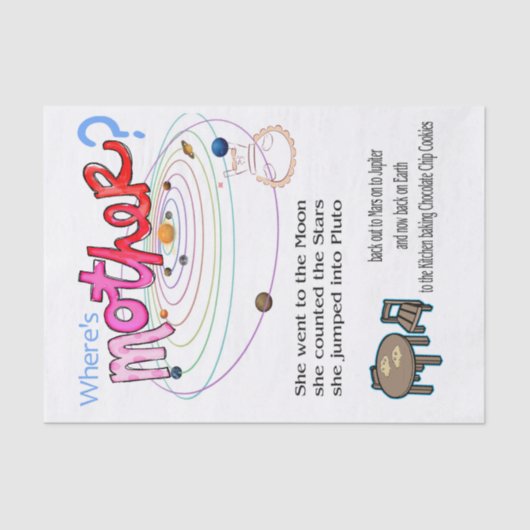 ティッシュペーパーハッピーマザーズデイキッチン 薄葉紙 (正面)