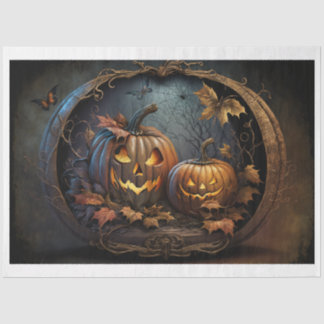ティッシュペーパーハロウィンカボチャ 薄葉紙