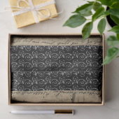 ティッシュペーパーハロウィーンブラックバラ 薄葉紙 (ギフト)