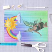 ティッシュペーパーパステルフェアリーレインボー 薄葉紙 (クラフト)