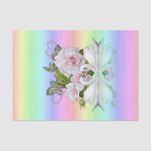 ティッシュペーパーパステルホワイトスワンス 薄葉紙 (正面)