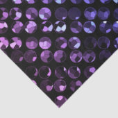 ティッシュペーパーパープルクリスタルストきらきら光るラス 薄葉紙 (詳細)