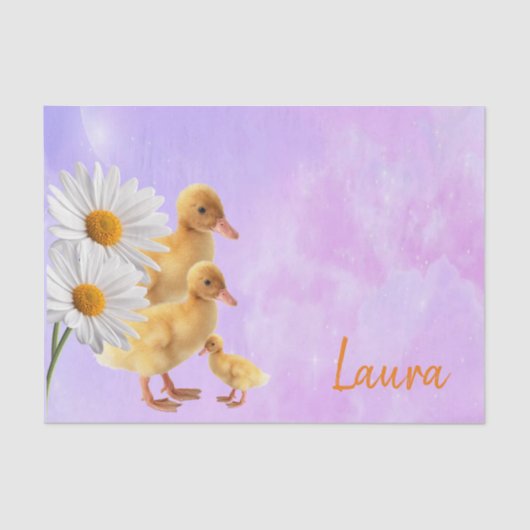 ティッシュペーパーパープルダックス 薄葉紙 (正面)