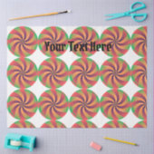 ティッシュペーパーピラタワンフォントブラックカラー文字 薄葉紙 (クラフト)