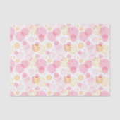 ティッシュペーパーピンクの円 薄葉紙 (正面)