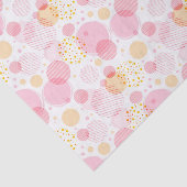 ティッシュペーパーピンクの円 薄葉紙 (詳細)