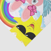 ティッシュペーパーピンクラビットレインボーイースター 薄葉紙 (詳細)