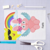 ティッシュペーパーピンクラビットレインボーイースター 薄葉紙 (クラフト)