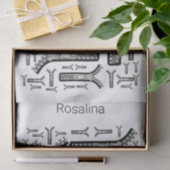 ティッシュペーパーファスナー 薄葉紙 (ギフト)