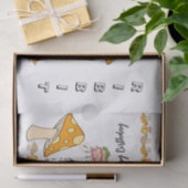 ティッシュペーパーフログリブトマッシュルームハッピーバースデー 薄葉紙 (ギフト)