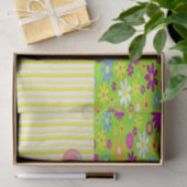 ティッシュペーパーフローライエローストライプゾウ 薄葉紙 (ギフト)