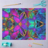 ティッシュペーパーフローラフラクタル 薄葉紙 (クラフト)