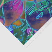 ティッシュペーパーフローラ抽象芸術ステンドガラス 薄葉紙 (詳細)