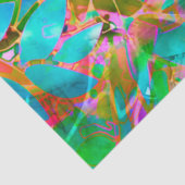 ティッシュペーパーフローラ抽象芸術ステンドグラス 薄葉紙 (詳細)