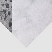 ティッシュペーパーブラックグレーホワイトマーブル 薄葉紙 (詳細)