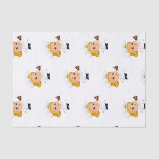 ティッシュペーパーベーカリーカップケーキ 薄葉紙 (正面)