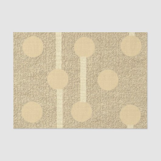 ティッシュペーパーベージュサークル 薄葉紙 (正面)