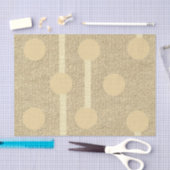 ティッシュペーパーベージュサークル 薄葉紙 (クラフト)