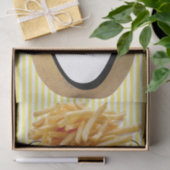 ティッシュペーパーポテトフランスのフライストライプズ 薄葉紙 (ギフト)