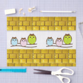 ティッシュペーパーマザーズデイフクロウ 薄葉紙 (クラフト)