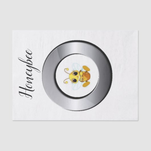 ティッシュペーパーミツバチ（昆虫）マルハナバチ 薄葉紙 (正面)