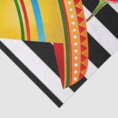 ティッシュペーパーメキシカンホットペッパーズブラックストライプ 薄葉紙 (詳細)