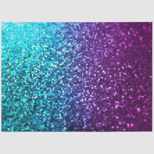 ティッシュペーパーモザイクスパークレーのテクスチャ 薄葉紙 (正面)