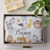 ティッシュペーパーモンキータイガース象 薄葉紙 (ギフト)