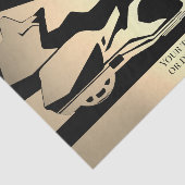 ティッシュペーパーモーターバイクのバイクバイクもしくは自転車に乗る人のゴールドウィング 薄葉紙 (詳細)