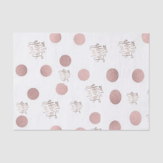 ティッシュペーパーライブ笑いラブ 薄葉紙 (正面)