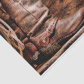 ティッシュペーパーラッピングカウボーズブーツバーンウッドルスティ 薄葉紙 (詳細)