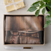 ティッシュペーパーラッピングカウボーズブーツバーンウッドルスティ 薄葉紙 (ギフト)