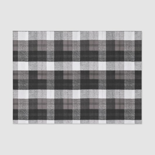 ティッシュペーパーラッピングクリスマストラックバッファロープリドブラ 薄葉紙 (正面)