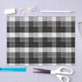 ティッシュペーパーラッピングクリスマストラックバッファロープリドブラ 薄葉紙 (クラフト)