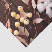 ティッシュペーパーラッピングコットンブランチonダークウッドS 薄葉紙 (詳細)