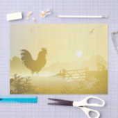 ティッシュペーパーラッピングサニーモーニングファームカントリー 薄葉紙 (クラフト)