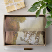 ティッシュペーパーラッピングサンセットバーンカントリー素朴F 薄葉紙 (ギフト)