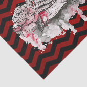 ティッシュペーパーラッピングスカルバラゴシックChevron re 薄葉紙 (詳細)