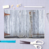 ティッシュペーパーラッピングホワイトウォッシュウッドバーンドア 薄葉紙 (クラフト)