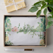 ティッシュペーパーラッピングボヘミアンサボテン多肉株D 薄葉紙 (ギフト)