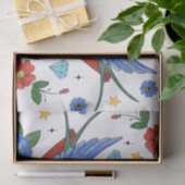 ティッシュペーパーラッピング伝統的バードタトゥースパール 薄葉紙 (ギフト)