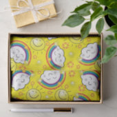 ティッシュペーパーレインボーサンクラウドイエロー 薄葉紙 (ギフト)