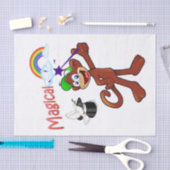 ティッシュペーパーレインボーモンキーマジカル 薄葉紙 (クラフト)